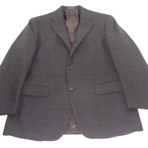 Ralph Lauren Plaid Sport Coat Jacket Wool Macys